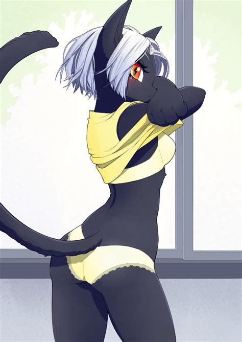 Black Cat Girl By Unousaya Fur Affinity Dot Net