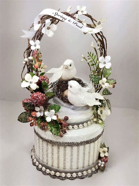 Weddings In 2023 Wedding Doves Wedding Cake Toppers Bridal Cake Topper