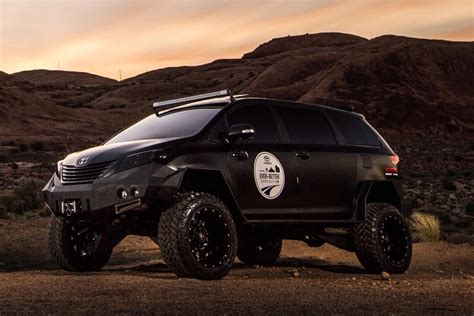 Toyotas Ultimate Utility Vehicle Minivan Takes Its Swagger Off Road