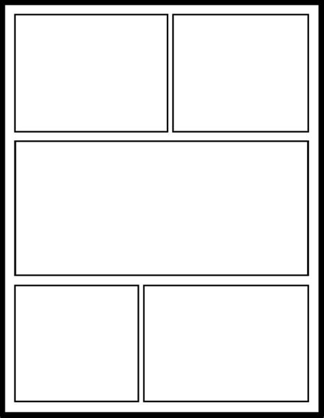 Printable Blank Comic Strip Template For Kids 4 Professional Templates