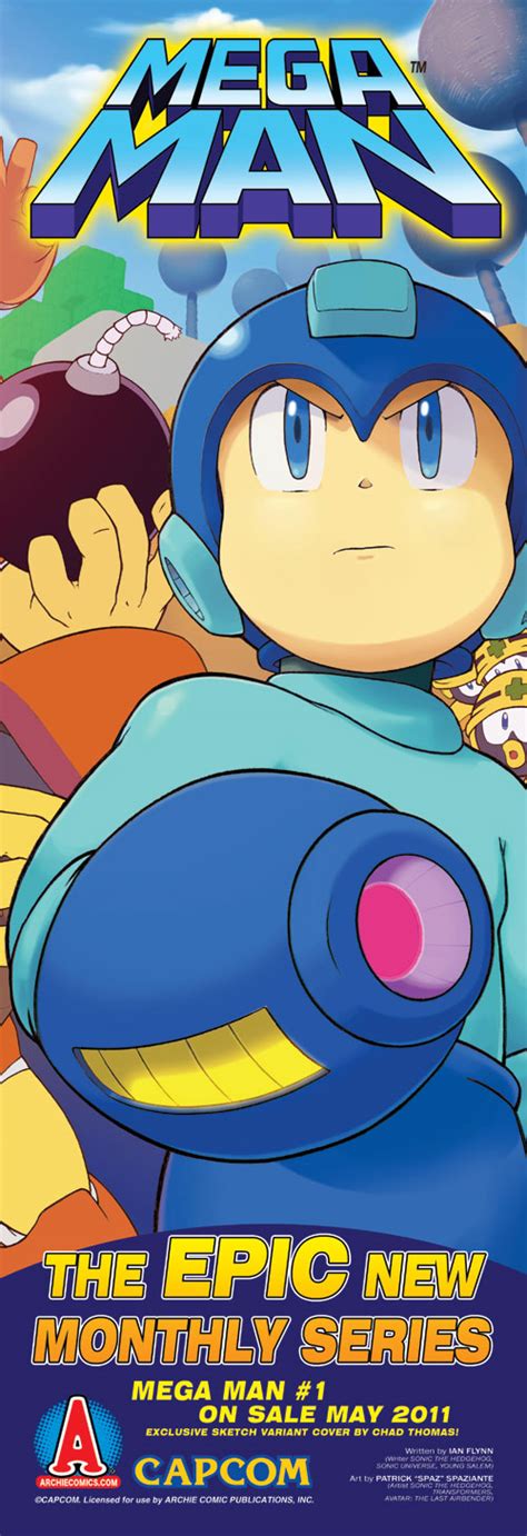 Rockman Corner New Archies Mega Man Artwork Plot Synopsis