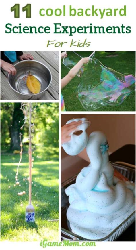 Cool Outdoor Science Experiments