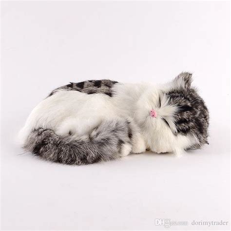2020 Dorimytrader Pop Plush Simulation Cat Toy Lifelike Lovely