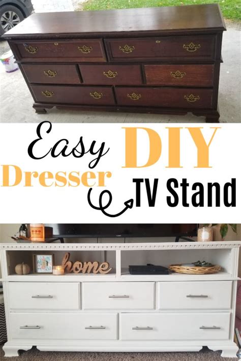 Pin By Kristen Gaworski On Diy Easy Diy Dresser Diy Furniture Tv