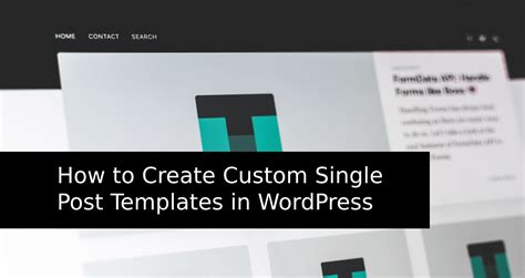 How To Create Custom Single Post Templates In Wordpress Prospero Blog