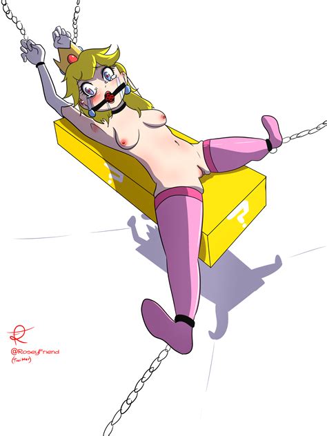 Rule 34 1girls Ball Gag Blonde Hair Blue Eyes Bondage Breasts Captured Chained Chains Crying