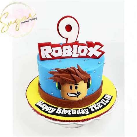 Roblox Fondant Cake Roblox Birthday Cake Roblox Cake Minecraft
