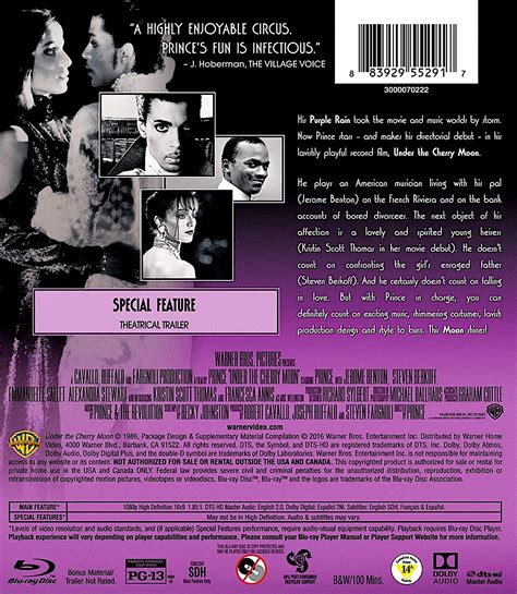 Blu Ray And Dvd Covers The Prince Movie Collection Blu Ray Set Warner Graffiti Bridge Blu