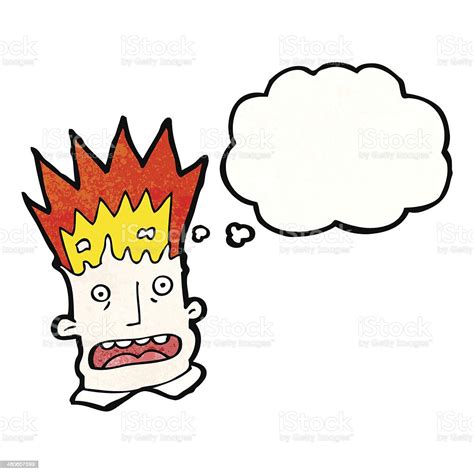 Cartoon Man With Exploding Head Stock Illustration Download Image Now