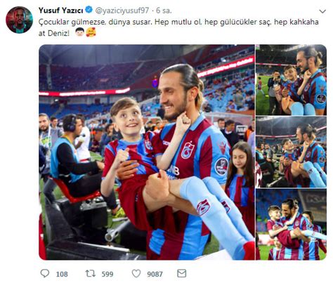 Spor toto süper lig takımlarından trabzonspor'da fenerbahçe maçının hazırlıkları sürerken bugün yapılan idmanda genç futbolcu yusuf yazıcı'nın görüntüsü dikkat çekti.basin mensuplari. Abdülkadir ve Yusuf'un paylaşımları takdir topladı!