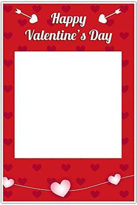 Valentines Day Selfie Frame Photo Prop Poster By Pblast Photo Frame