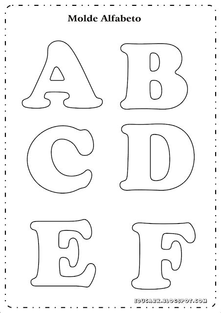 Jornal Ponto Com Modelo De Letras Para Cartaz Alphabet Letter
