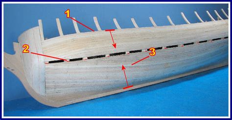 Wooden Ship Modeling First Planking