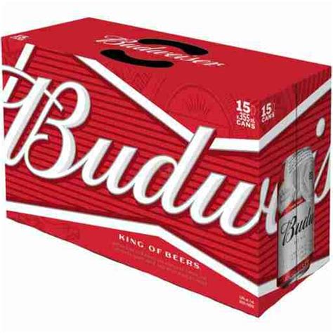 Budweiser 15 Pack Cans Buscemis Livonia