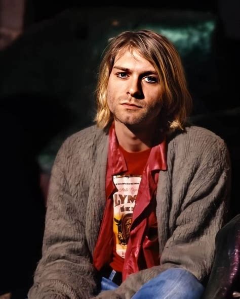 A month after the release of nevermind. vintageblogue:Kurt Cobain #clothing #fashion #style # ...