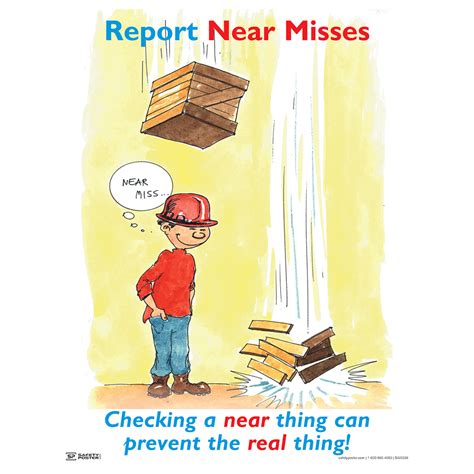 Safety Poster Report Near Misses Free Toolbox Talks F