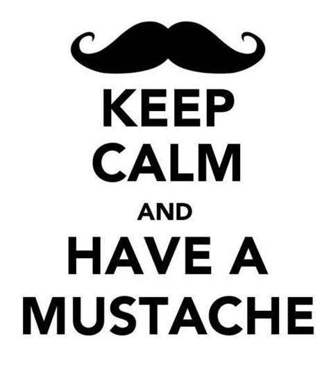 Funny Mustache Keep Calm Quotes Quotesgram