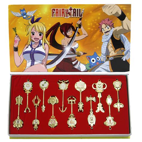 New Gold Zodiac Celestial Spirit Keys Fairy Tail 12 Pcs Pendant