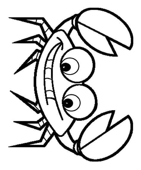Crab Coloring Pages