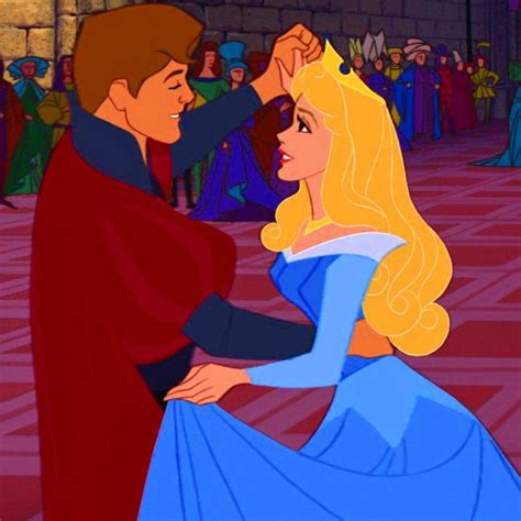 sleeping beauty and prince dancing