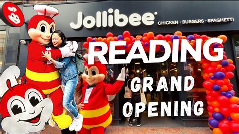 Jollibee Reading Grand Opening Youtube