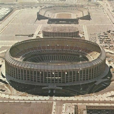 Early 1971 Aerial View So Philly Sports Cmplx Phila Penna With