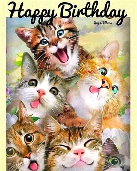 Free Cat Birthday Cards Design Your Very Own Cats Printable Online Happy Birthday Cards