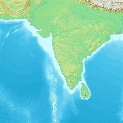 Rivers And Lakes Topographic Map Maps Of India Images