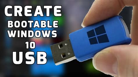 How To Create Windows 10 Bootable Usb Real Easy Way Youtube