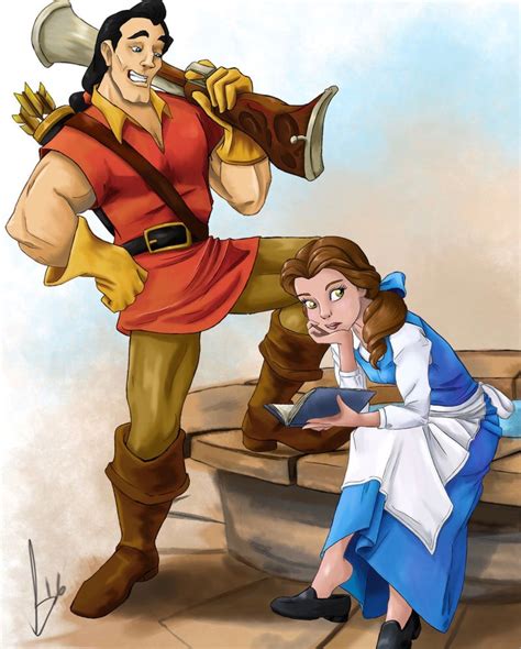 Leostrious Disney Gaston Belle Gaston Beauty And The Beast Beauty And The Beast Drawing