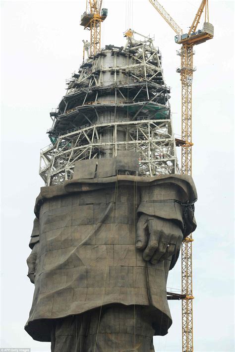 Worlds Tallest Statue Of Indian Independence Leader Still Unfinished