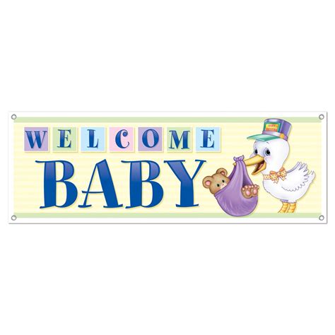 Welcome Baby Banner Clipart 10 Free Cliparts Download Images On