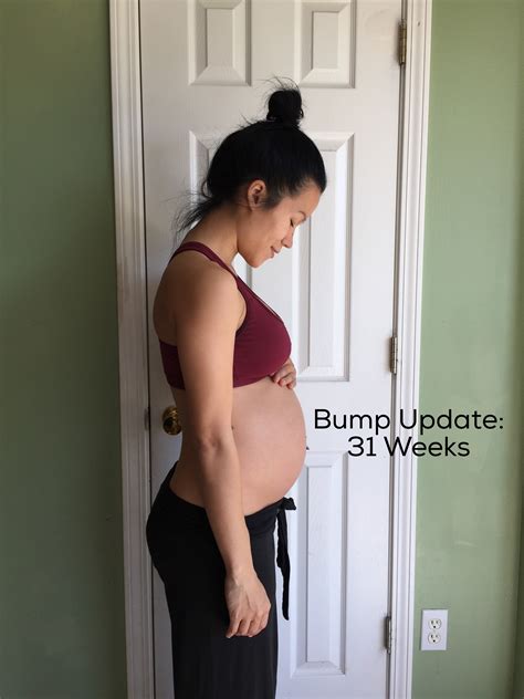 PREGNANCY 31 Weeks Bump Update Diary Of A Fit Mommy