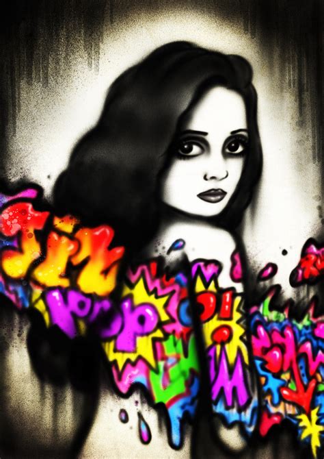 Graffiti Girl Splash By Rosshendrick On Deviantart
