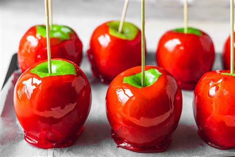 Candy Apples Are Also Easy To Make At Home In Your Own Kitchen These