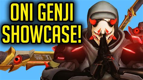 Overwatch Oni Genji Skin Hero Gallery Showcase Youtube