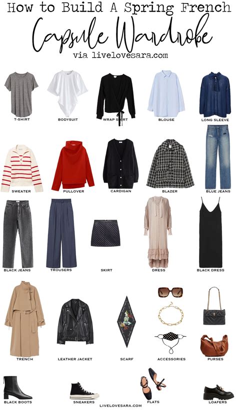 how to build a french capsule wardrobe for spring livelovesara