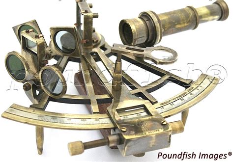 marine captain sextant brass nautical sextant 8” ebay