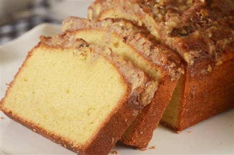 Notice how all the ingredients are measured exactly to one pound. Brown Sugar Pound Cake - Joyofbaking.com *Video Recipe*