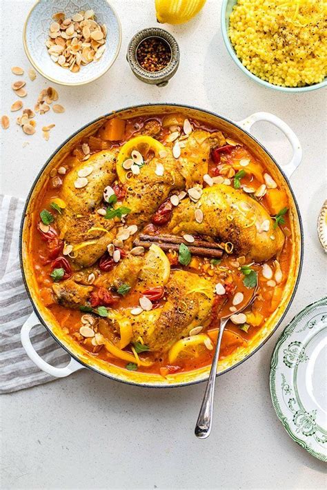 The making of moroccan tagines requires a few ingredients This delicious Moroccan Chicken Tagine is packed with ...