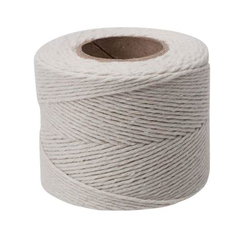 Everbilt 12 X 420 Ft 100 Cotton Twine Rope White 70077 The Home Depot