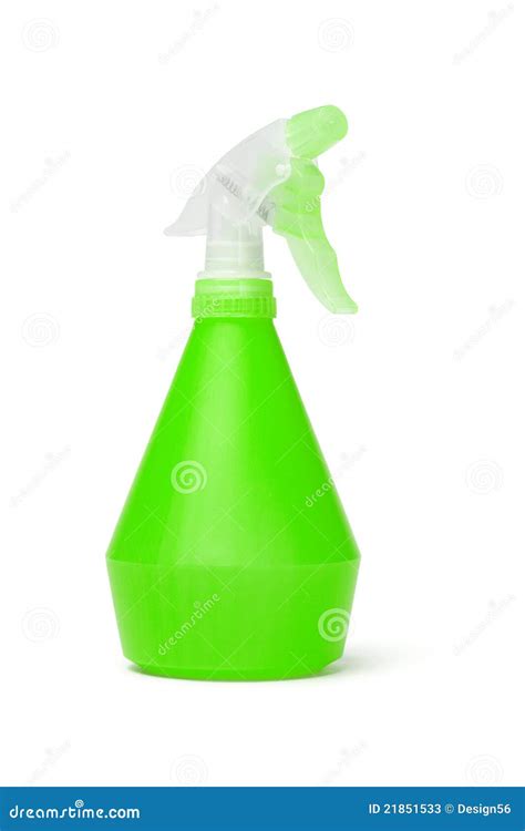 Green Plastic Spray Bottle Stock Photos Image 21851533