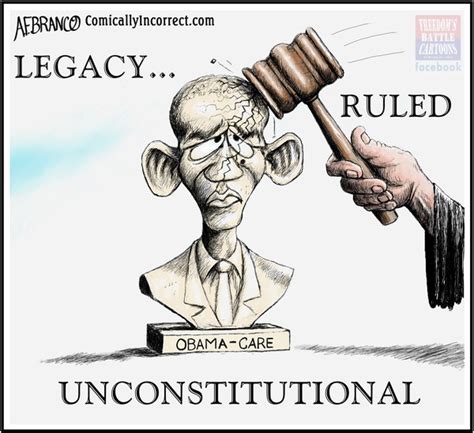Obama Legacy Unconstitutional Cartoon By Af Branco