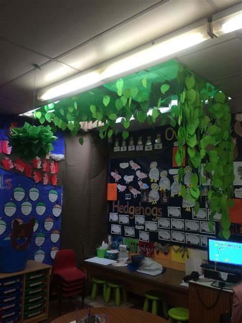 Forest Tree In Classroom Forest Theme Classroom Forest