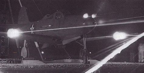 The Bell P 39 Airacobra On The Test Firing Range At Night Circa 1940