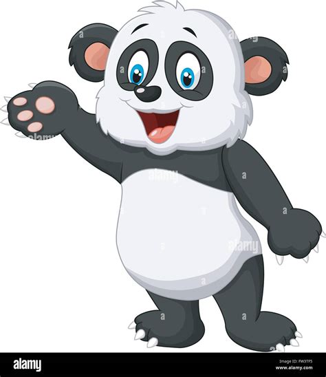 Cartoon Panda Presenting Stock Vector Image And Art Alamy