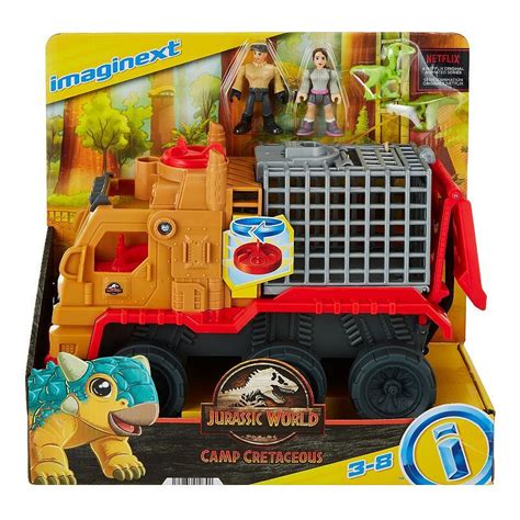 Imaginext Fisher Price Jurassic World Camp Cretaceous Dinosaur Hauler