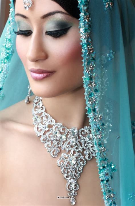 Wedding Lecklace Asian Bridal Eye Makeup Jewelry And Hairstyle