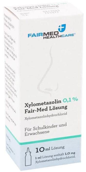 Xylometazolin 01 Nasenspray Lösung 10ml Ab 188 € Preisvergleich