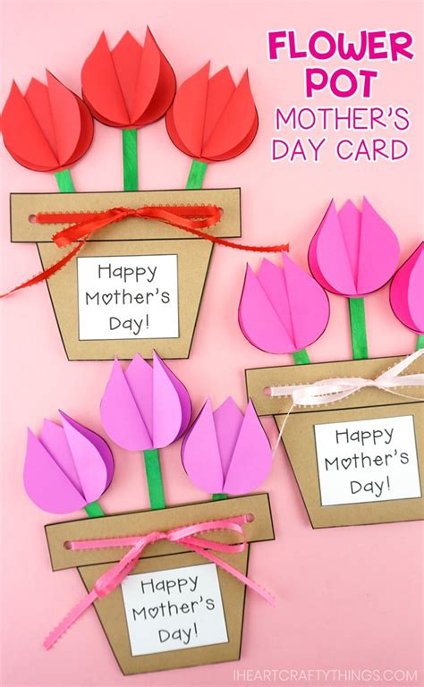 Mothers Day Flower Pot Craft Easy T For Kids To Make For Mom I